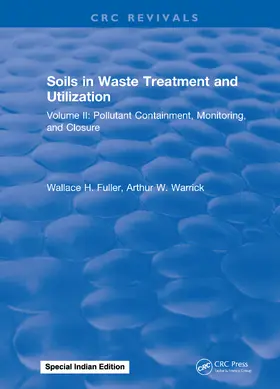 Fuller |  Soils in Waste Treatment and Utilization | Buch |  Sack Fachmedien