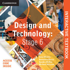 Wesley / Adamthwaite / Rocca |  Design and Technology Stage 6 Interactive Textbook | Sonstiges |  Sack Fachmedien