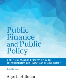 Hillman |  Public Finance and Public Policy | Buch |  Sack Fachmedien