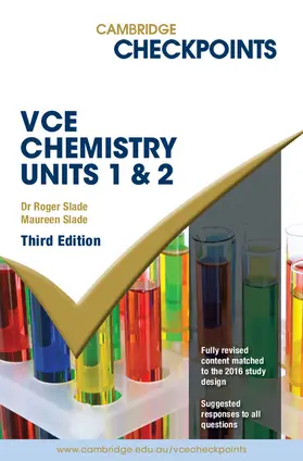 Slade |  Cambridge Checkpoints VCE Chemistry Units 1 and 2 | Buch |  Sack Fachmedien