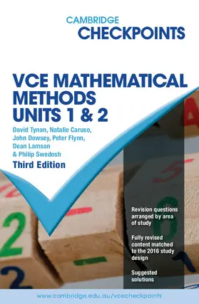 Tynan / Caruso / Dowsey |  Cambridge Checkpoints VCE Mathematical Methods Units 1 and 2 | Buch |  Sack Fachmedien