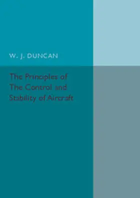 Duncan |  The Principles of the Control and Stability of Aircraft | Buch |  Sack Fachmedien