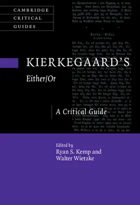 Kemp / Wietzke |  Kierkegaard's Either/Or | Buch |  Sack Fachmedien