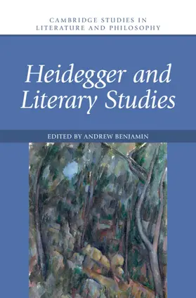 Benjamin |  Heidegger and Literary Studies | Buch |  Sack Fachmedien