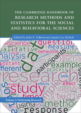 Nichols / Edlund |  The Cambridge Handbook of Research Methods and Statistics for the Social and Behavioral Sciences: Volume 2 | Buch |  Sack Fachmedien
