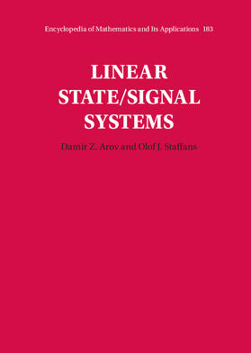 Arov / Staffans |  Linear State/Signal Systems | Buch |  Sack Fachmedien