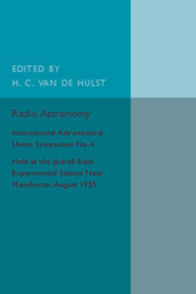 Van De Hulst |  Radio Astronomy | Buch |  Sack Fachmedien