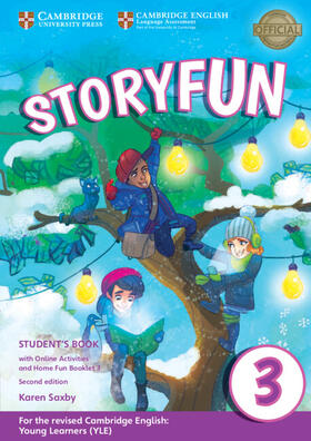 Saxby |  Storyfun for Movers Level 3 Student's Book with Online Activities and Home Fun Booklet 3 | Buch |  Sack Fachmedien