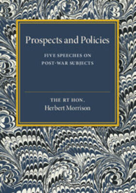 Morrison |  Prospects and Policies | Buch |  Sack Fachmedien