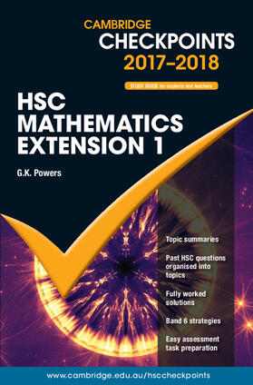 Powers |  Cambridge Checkpoints Hsc Mathematics Extension 1 2017-19 | Buch |  Sack Fachmedien