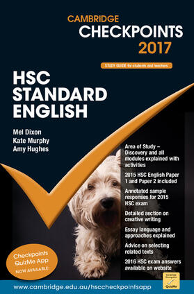 Dixon / Murphy / Hughes |  Cambridge Checkpoints Hsc Standard English 2017 | Buch |  Sack Fachmedien