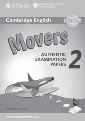  Cambridge English Young Learners 2 for Revised Exam from 2018 Movers Answer Booklet | Buch |  Sack Fachmedien