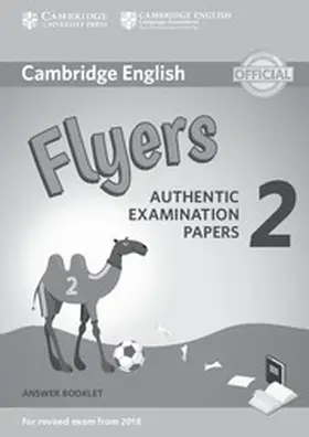  Cambridge English Young Learners 2 for Revised Exam from 2018 Flyers Answer Booklet | Buch |  Sack Fachmedien