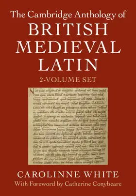 White |  The Cambridge Anthology of British Medieval Latin 2 Volume Hardback Set | Buch |  Sack Fachmedien