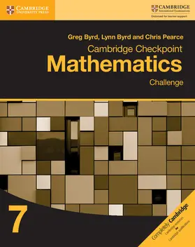 Pearce / Byrd |  Cambridge Checkpoint Mathematics Challenge Workbook 7 | Buch |  Sack Fachmedien