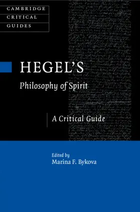 Bykova |  Hegel's Philosophy of Spirit | Buch |  Sack Fachmedien