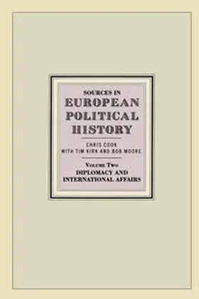 Cook / Moore / Kirk |  Sources in European Political History | eBook | Sack Fachmedien