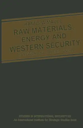 Maull |  Raw Materials, Energy and Western Security | eBook | Sack Fachmedien