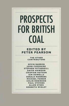 Pearson |  Prospects for British Coal | Buch |  Sack Fachmedien