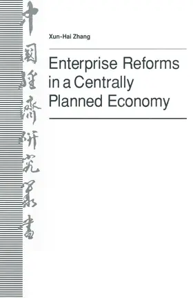  Enterprise Reforms in a Centrally Planned Economy | Buch |  Sack Fachmedien