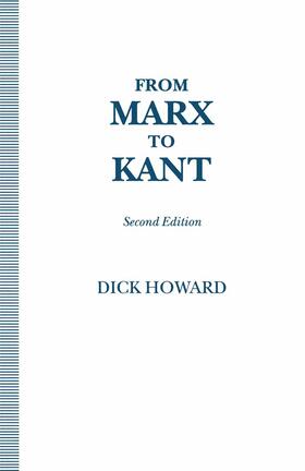 Howard |  From Marx to Kant | Buch |  Sack Fachmedien