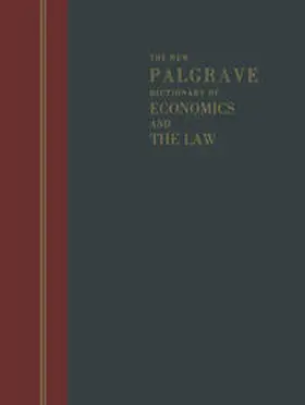 Newman |  The New Palgrave Dictionary of Economics and the Law | eBook | Sack Fachmedien