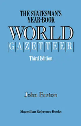 Paxton |  The Statesman's Year-Book' World Gazetteer | eBook | Sack Fachmedien