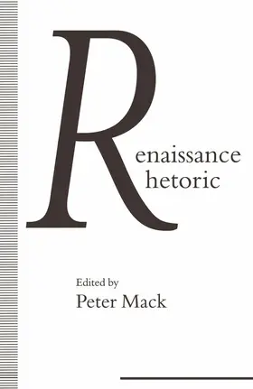 Mack |  Renaissance Rhetoric | Buch |  Sack Fachmedien