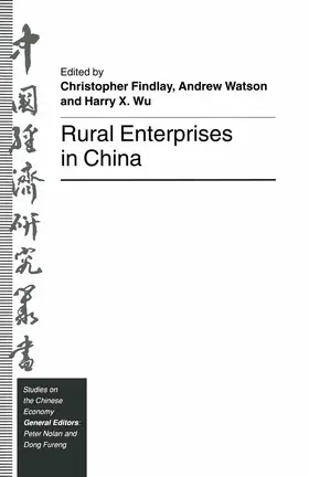 Wu / Findlay / Watson |  Rural Enterprises in China | Buch |  Sack Fachmedien