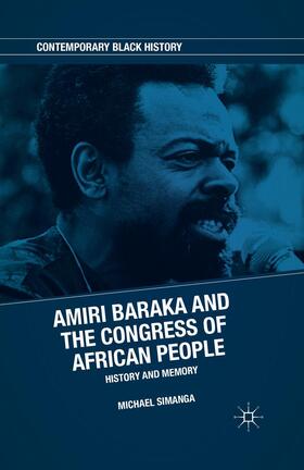 Simanga |  Amiri Baraka and the Congress of African People | Buch |  Sack Fachmedien