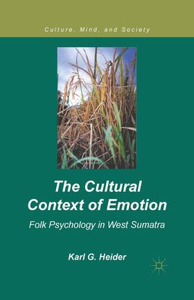 Heider |  The Cultural Context of Emotion | Buch |  Sack Fachmedien