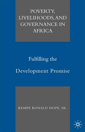 Hope |  Poverty, Livelihoods, and Governance in Africa | Buch |  Sack Fachmedien
