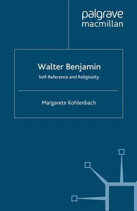 Kohlenbach |  Walter Benjamin | Buch |  Sack Fachmedien