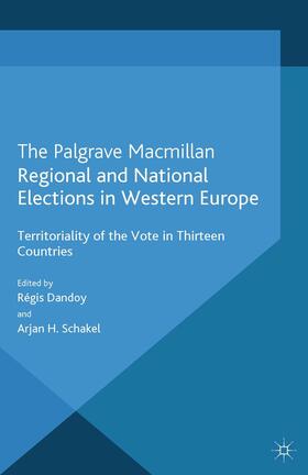 Schakel / Dandoy |  Regional and National Elections in Western Europe | Buch |  Sack Fachmedien