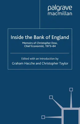 Dow / Hacche |  Inside the Bank of England | Buch |  Sack Fachmedien