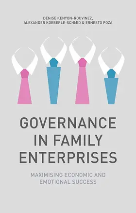 Koeberle-Schmid / Poza / Kenyon-Rouvinez |  Governance in Family Enterprises | Buch |  Sack Fachmedien