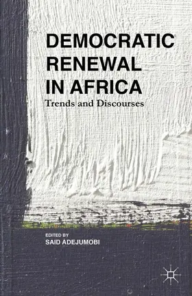 Adejumobi |  Democratic Renewal in Africa | Buch |  Sack Fachmedien