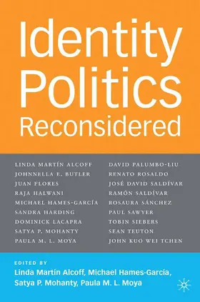 Alcoff / Mohanty / Hames-GarcÃ­a |  Identity Politics Reconsidered | Buch |  Sack Fachmedien