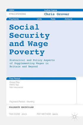 Grover |  Social Security and Wage Poverty | Buch |  Sack Fachmedien