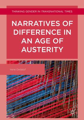Gedalof |  Narratives of Difference in an Age of Austerity | Buch |  Sack Fachmedien