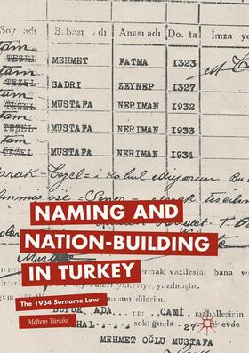 Türköz |  Naming and Nation-building in Turkey | Buch |  Sack Fachmedien