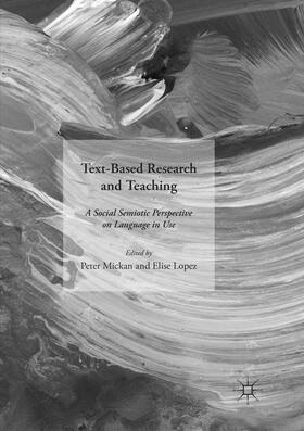 Lopez / Mickan |  Text-Based Research and Teaching | Buch |  Sack Fachmedien