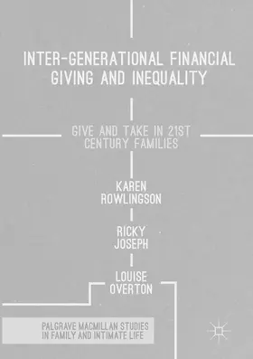 Rowlingson / Overton / Joseph |  Inter-generational Financial Giving and Inequality | Buch |  Sack Fachmedien