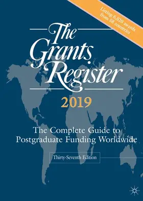  The Grants Register 2019 | Buch |  Sack Fachmedien