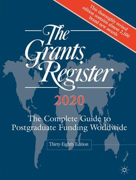  The Grants Register 2020: The Complete Guide to Postgraduate Funding Worldwide | Buch |  Sack Fachmedien