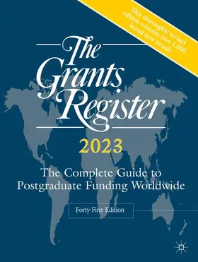  The Grants Register 2023 | Buch |  Sack Fachmedien