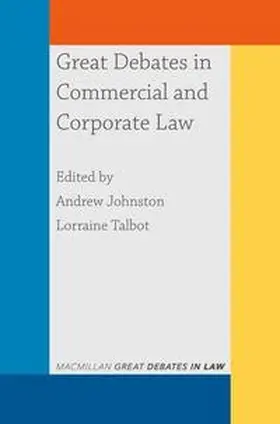 Johnston / Talbot |  Great Debates in Commercial and Corporate Law | eBook | Sack Fachmedien