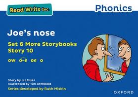 Miles |  Read Write Inc. Phonics: Joe's nose (Blue Set 6A Storybook 10) | Buch |  Sack Fachmedien