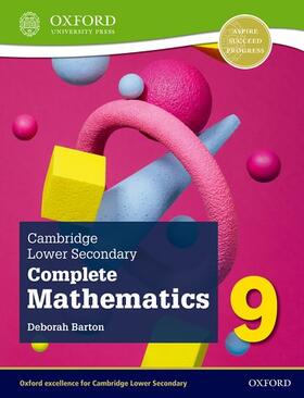 Barton |  Cambridge Lower Secondary Complete Mathematics 9: Student Book (Second Edition) | Buch |  Sack Fachmedien