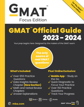  GMAT Official Guide 2023-2024, Focus Edition | Buch |  Sack Fachmedien